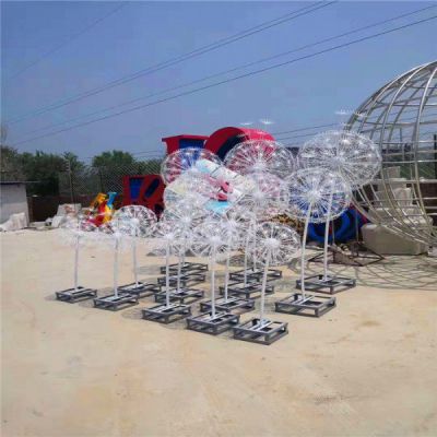 广场植物景观不锈钢蒲公英博鱼网页版