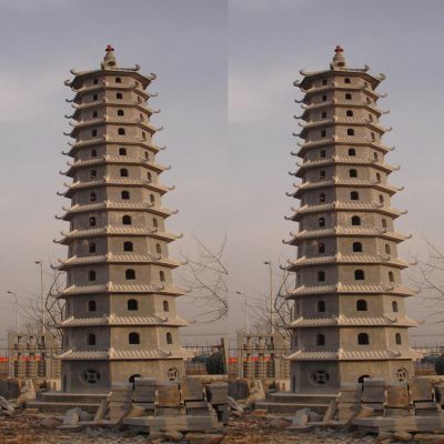 景区大型石雕佛塔博鱼网页版