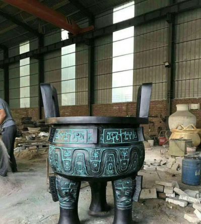 仿古做旧青铜器户外园林景观香炉博鱼网页版
