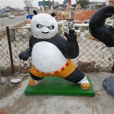 游乐园玻璃钢卡通熊猫公仔博鱼网页版