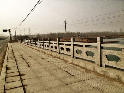 城市街道湖边花岗岩镂空仿古栏杆
