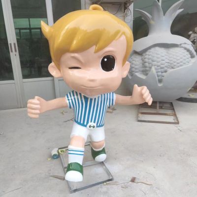 园林户外玻璃钢卡通人物博鱼网页版