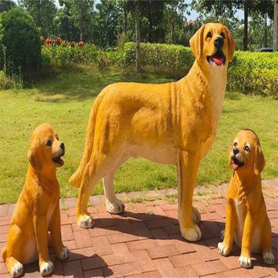 家用摆放玻璃钢仿真动物狗博鱼网页版