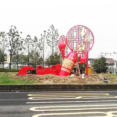 城市街道边装饰玻璃钢大型龙虾模型博鱼网页版
