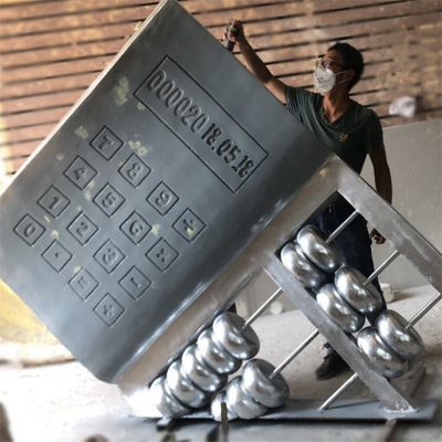创意不锈钢计算器博鱼网页版摆件