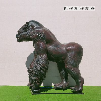 游乐园摆放玻璃钢仿真大猩猩动物博鱼网页版