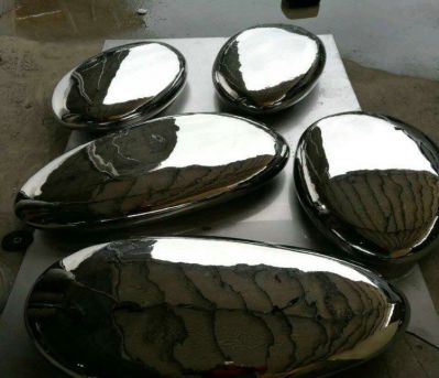 不锈钢镜面大小不一的户外鹅卵石博鱼网页版