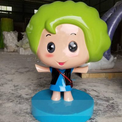 玻璃钢卡通户外园林卡通公仔博鱼网页版