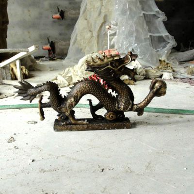 园林景区不锈钢仿铜神兽龙博鱼网页版