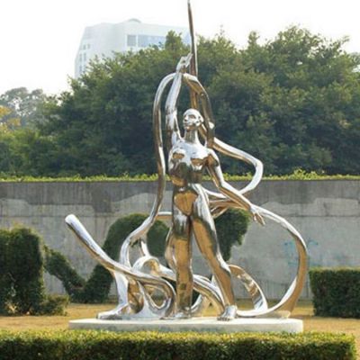 广场户外不锈钢抽象人物博鱼网页版