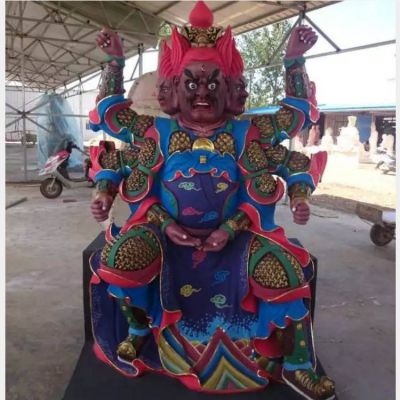 寺庙大型玻璃钢彩绘供奉佛像火德神君博鱼网页版
