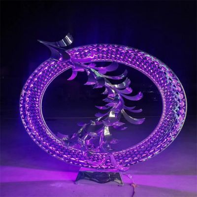 户外发光照明镂空圆环