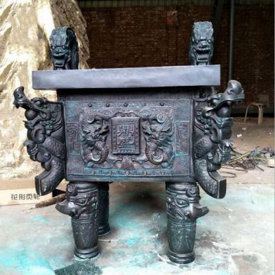 户外景区仿古青铜器方鼎博鱼网页版