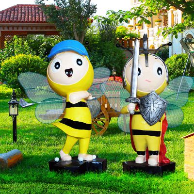 商场学校广场护卫战士玻璃钢蜜蜂博鱼网页版