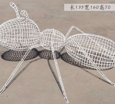 不锈钢镂空创意不锈钢大型抽象蚂蚁博鱼网页版