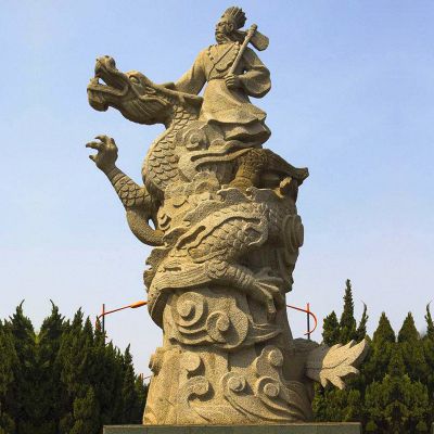 公园景区古代“五帝”之颛顼历史人物砂岩石博鱼网页版