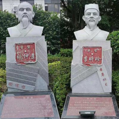 校园大理石胸像古代名医景观人物博鱼网页版