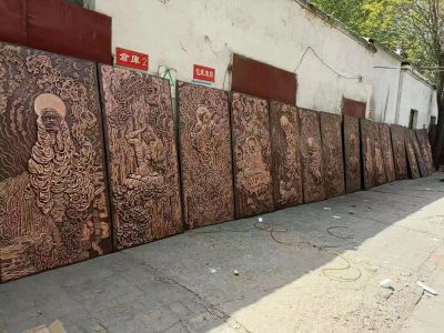十八罗汉铜浮雕