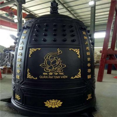 大型铸铁喷漆冬瓜寺庙祈福挂钟博鱼网页版