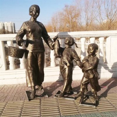 民俗小品 户外街道情景人物博鱼网页版