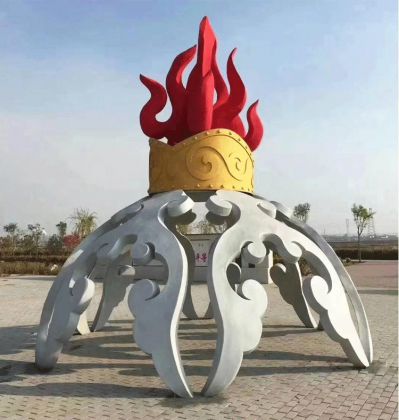 公园广场摆放不锈钢抽象景观拱门博鱼网页版