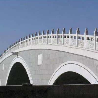 户外园林大理石石桥 庭院景区石雕景观桥 博鱼网页版