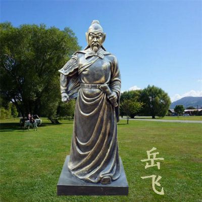 古代名人商业街景观校园文化落地摆件仿铜玻璃钢人物博鱼网页版