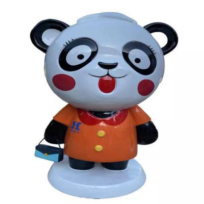 园林户外玻璃钢卡通熊猫博鱼网页版