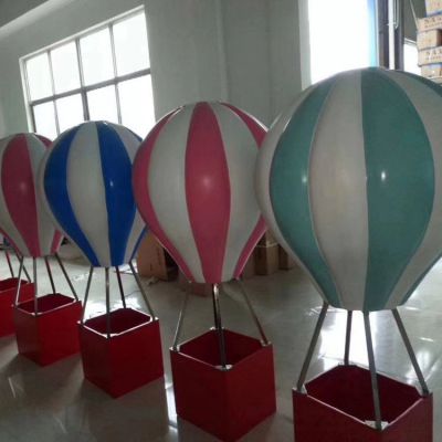 景点园林摆放玻璃钢热气球景观小品博鱼网页版