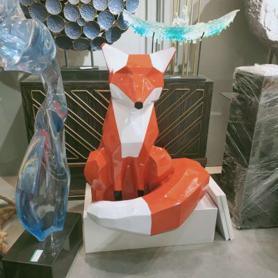 酒店玻璃钢创意狐狸博鱼网页版