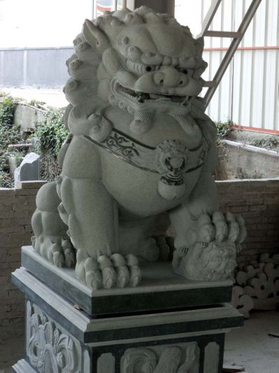 大理石石雕别墅法院大型仿真动物狮子博鱼网页版