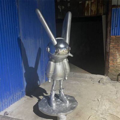 展览馆摆放玻璃钢机器人卡通博鱼网页版