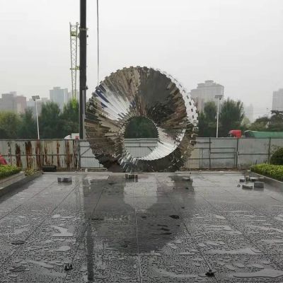 户外抽象不锈钢圆环博鱼网页版
