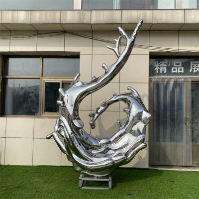 酒店会所不锈钢海浪浪花博鱼网页版