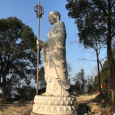 园林景区大理石砂石石雕大型佛像地藏王博鱼网页版