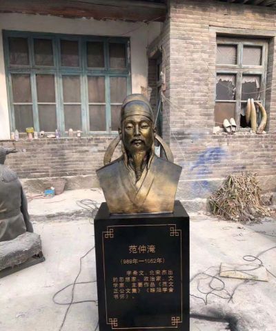 玻璃钢校园名人头像博鱼网页版园林景观范冲淹博鱼网页版