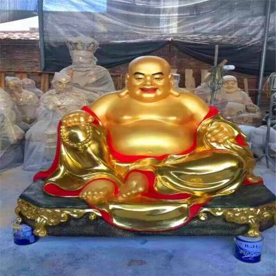 寺庙玻璃钢彩绘大型仿真供奉神佛弥勒佛博鱼网页版
