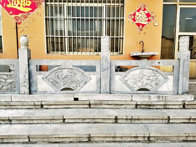 庭院阳台扇形大理石防护栏博鱼网页版