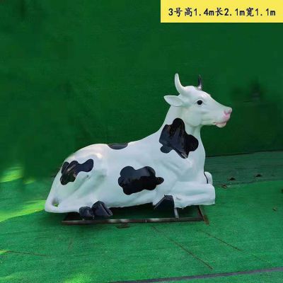 玻璃钢仿真动物奶牛博鱼网页版