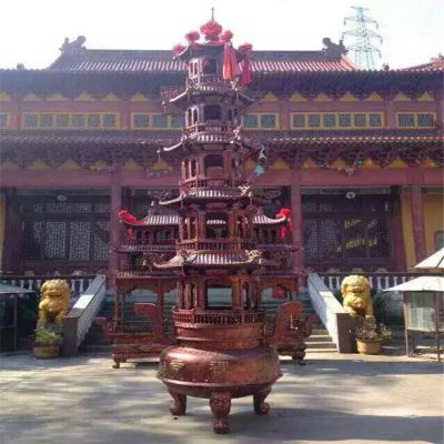 寺庙大型铜雕宝鼎香炉博鱼网页版