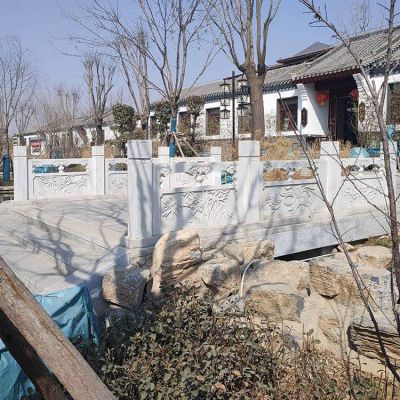 户外景区大理石石雕河道围栏博鱼网页版