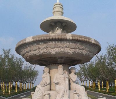 大型园林景观西方人物大理石喷泉博鱼网页版