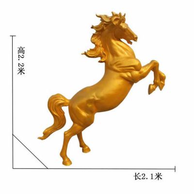 景区园林玻璃钢仿铜马博鱼网页版