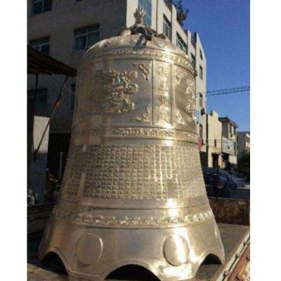 铜雕户外园林景观大型铜钟博鱼网页版