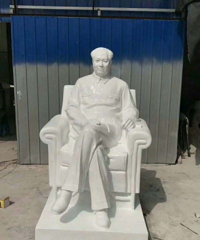 景区汉白玉石雕毛主席博鱼网页版