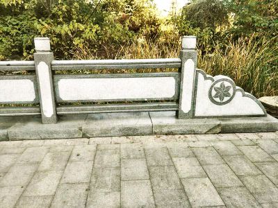 大理石芝麻灰摆街边花池栏杆博鱼网页版