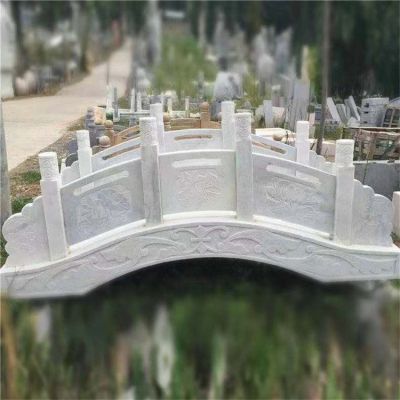 庭院公园造景摆放大理石雕刻小石拱桥博鱼网页版
