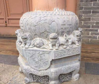 庭院门口镇宅抱鼓石景观博鱼网页版
