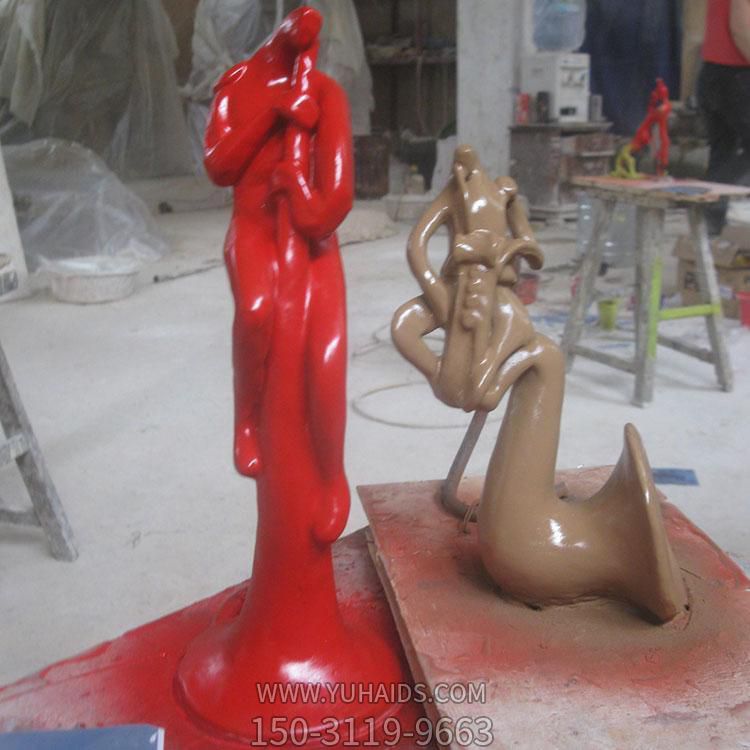 玻璃钢抽象艺术美陈摆件博鱼网页版