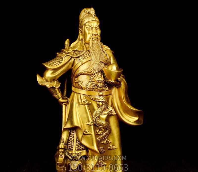 不锈钢鎏金寺庙供奉佛像关公博鱼网页版